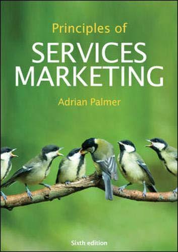 principles of services marketing 6th edition adrian palmer 0077129512, 9780077129514