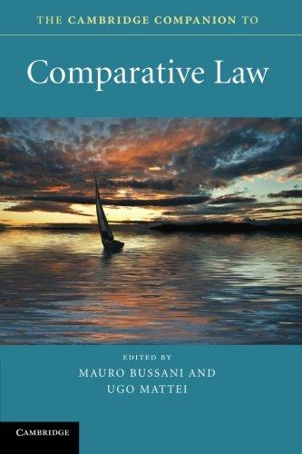 comparative law 1st edition mauro bussani, ugo mattei 0521720052, 978-0521720052