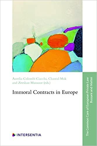 immoral contracts in europe 1st edition aurelia colombi ciacchi, chantal mak, zeeshan mansoor, mauro bussani,