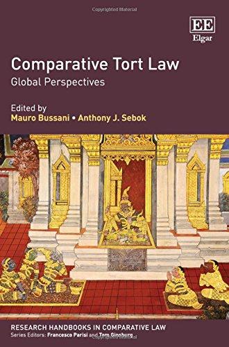 comparative tort law global perspectives 1st edition mauro bussani, anthony j. sebok 1786438410,
