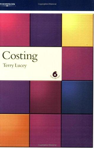 costing 6th edition terry lucey 0826455107, 9780826455109