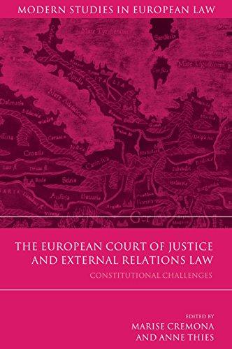 the european court of justice and external relations law constitutional challenges 1st edition marise