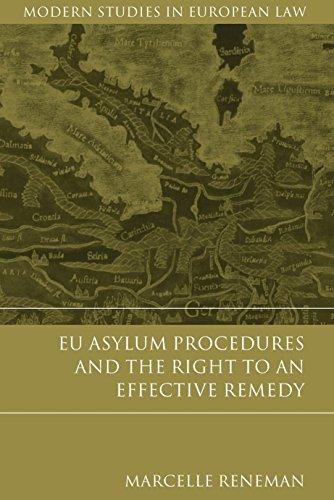 eu asylum procedures and the right to an effective remedy 1st edition marcelle reneman 1509907424,
