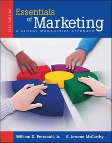 essentials of marketing a global managerial approach 10th edition william d. perreault, edmund jerome