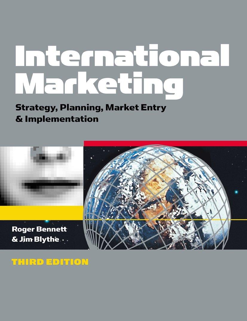 international marketing strategy planning market entry and implementation 3rd edition roger bennett, jim
