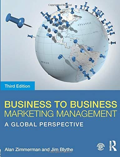 business to business marketing management a global perspective 3rd edition alan zimmerman, jim blythe