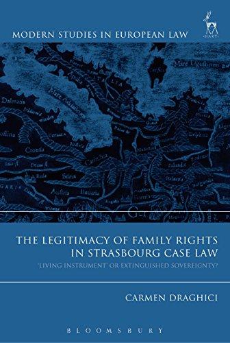 the legitimacy of family rights in strasbourg case law living instrument or extinguished sovereignty? 1st
