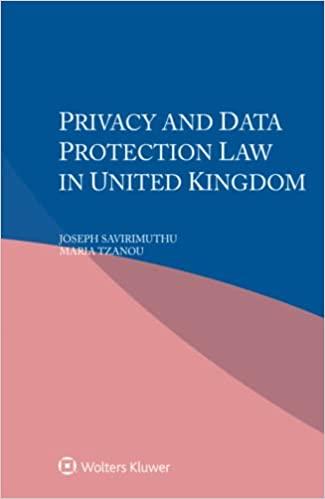 privacy and data protection law in united kingdom 1st edition joseph savirimuthu, maria tzanou 9403522364,