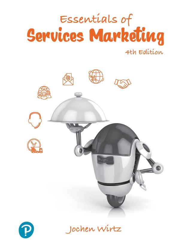 essentials of services marketing 4th edition jochen wirtz 1292425199, 9781292425191