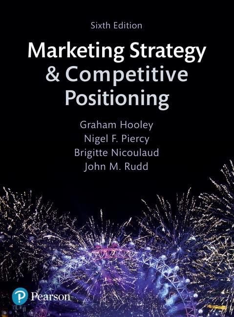 marketing strategy and competitive positioning 6th edition graham hooley, nigel piercy, brigitte nicoulaud,