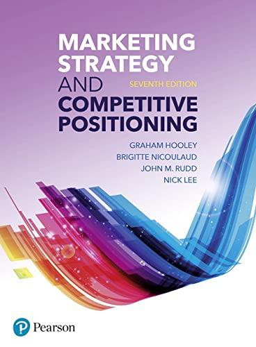 marketing strategy and competitive positioning 7th edition graham hooley, nigel piercy, brigitte nicoulaud,