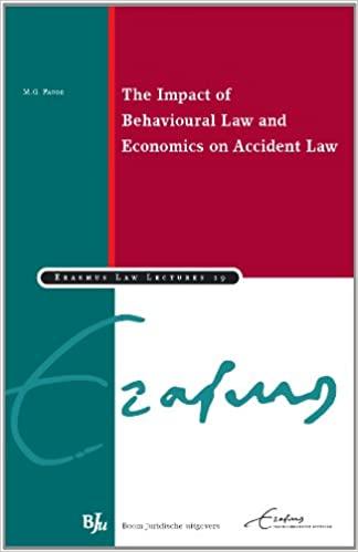 the impact of behavioural law and economics on accident law 1st edition michael g faure 9089741577,