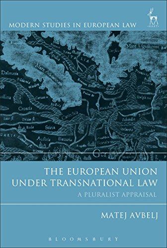 the european union under transnational law a pluralist appraisal 1st edition matej avbelj 1509938257,