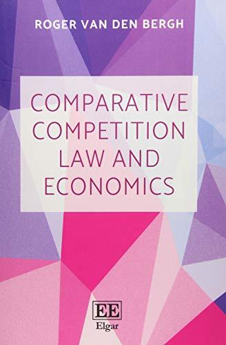 comparative competition law and economics 1st edition roger van den bergh 1786438321, 978-1786438324
