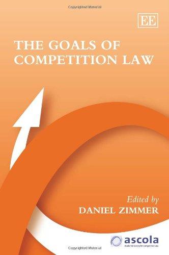 the goals of competition law 1st edition daniel zimmer 0857936603, 978-0857936608