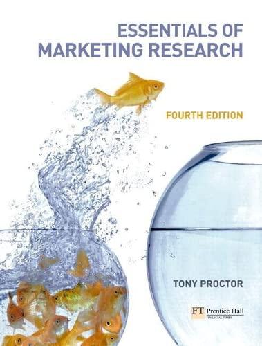 essentials of marketing research 4th edition tony proctor 0273694944, 9780273694946