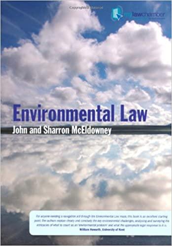 environmental law 1st edition john mceldowney, sharron mceldowney 1405840501, 978-1405840507