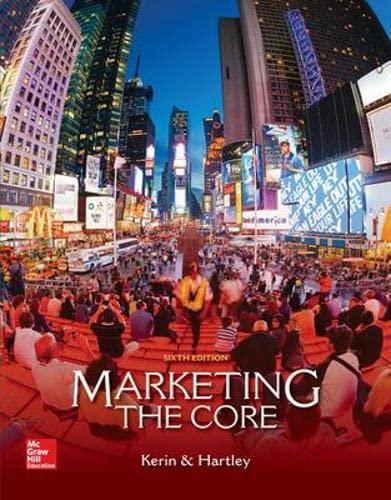 marketing the core 6th edition roger kerin 125930244x, 9781259302442