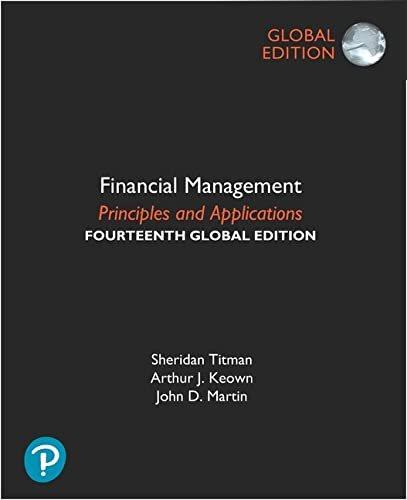 financial management principles and applications 14th global edition sheridan titman, john martin 1292349824,