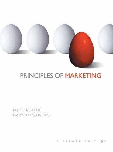 principles of marketing 11th edition philip kotler, gary armstrong 0131469185, 9780131469181