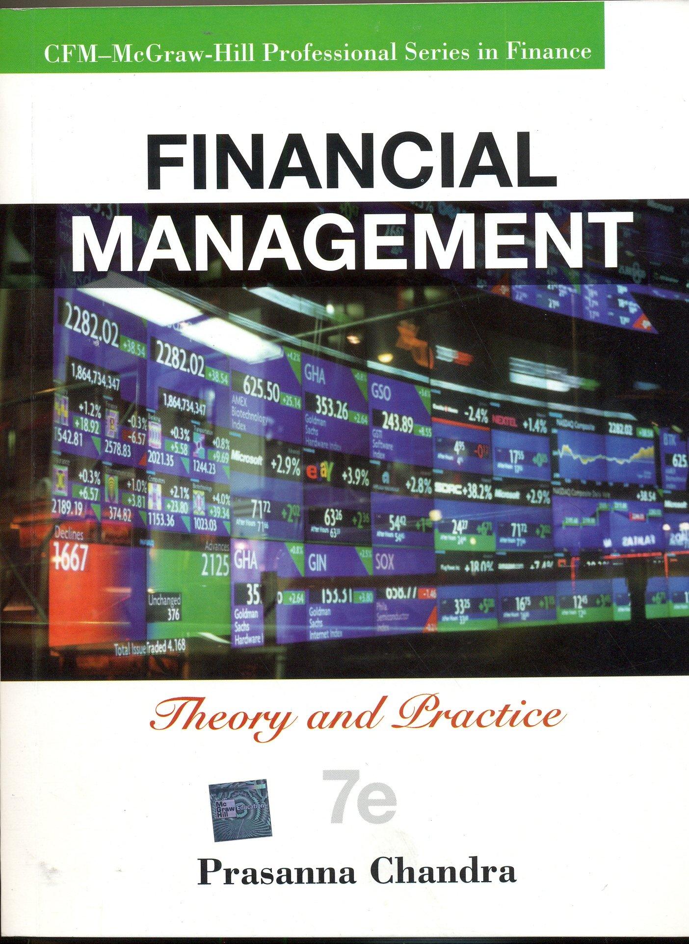 financial management theory and practice 7th edition prasanna chandra 0070656657, 978-0070656659