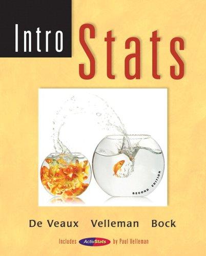 intro stats 2nd edition richard d. de veaux, paul f. velleman, david e. bock 0321286715, 9780321286710