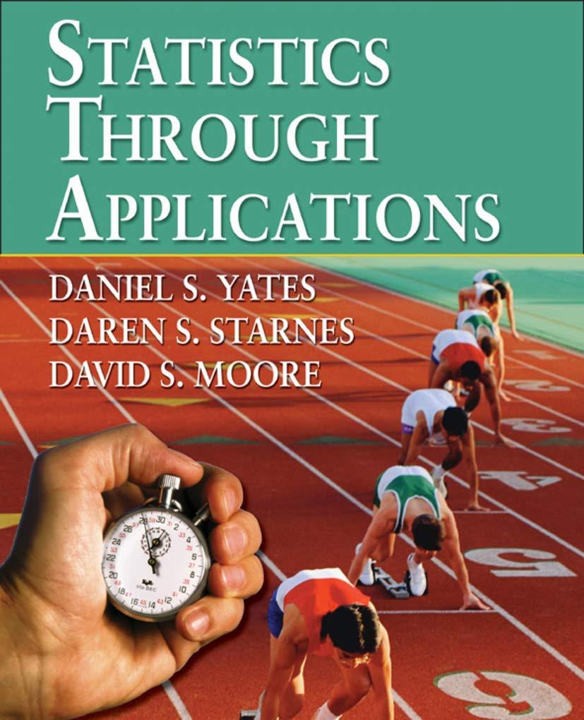 statistics through applications 1st edition dan yates, daren s. starnes, david s. moore 0716747723,