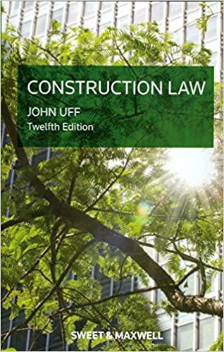 construction law 12th edition john uff 0414055330, 978-0414055339