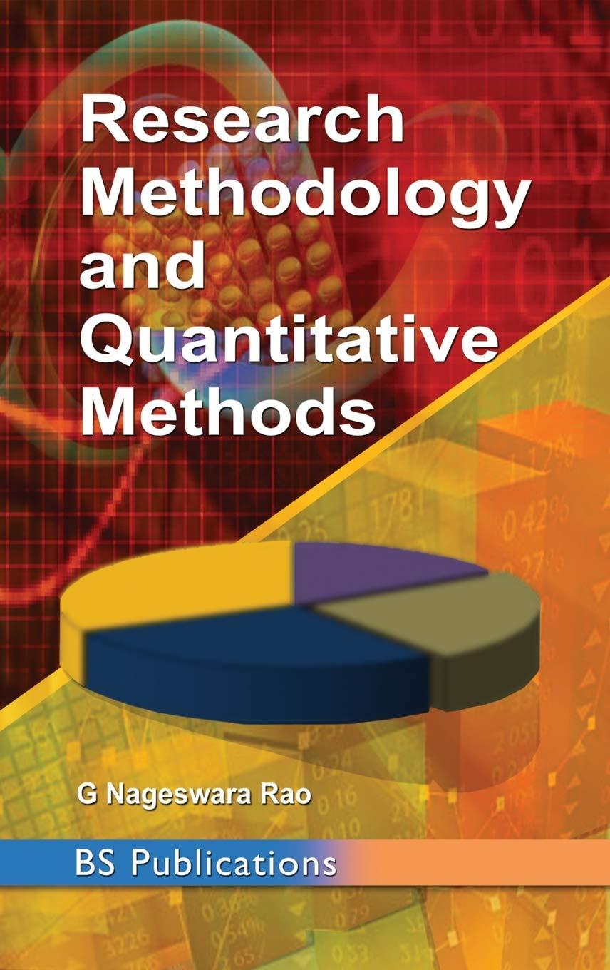 Research Methodology And Quantitative Methods