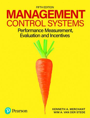 management control systems 5th edition kenneth merchant, wim van der stede 1292444134, 9781292444130