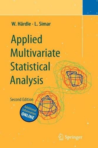 applied multivariate statistical analysis 2nd edition wolfgang karl härdle, léopold simar 3540837914,