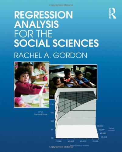 regression analysis for the social sciences 1st edition rachel a. gordon 0415991544, 9780415991544