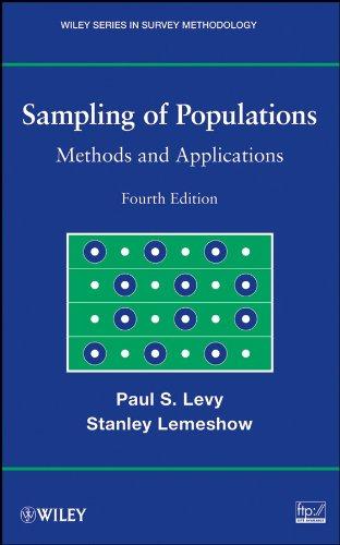 sampling of populations methods and applications 4th edition paul s. levy, stanley lemeshow 0470040076,