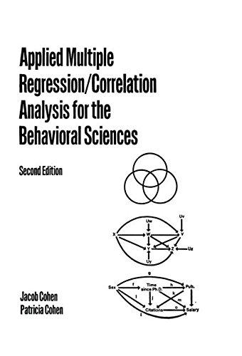 applied multiple regression correlation analysis for the behavioral sciences 2nd edition jacob cohen,