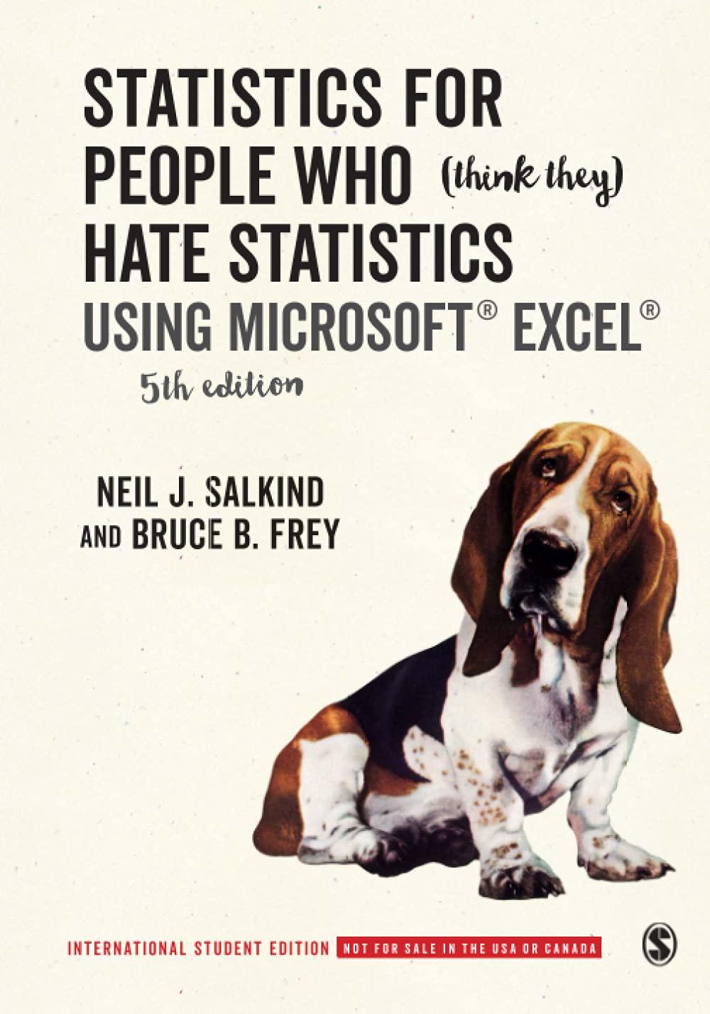 ise statistics for people who think they hate statistics 5th international edition neil j salkind 1071808451,
