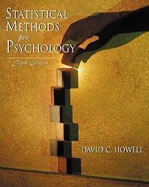 statistical methods for psychology 5th edition david c. howell 053437770x, 9780534377700