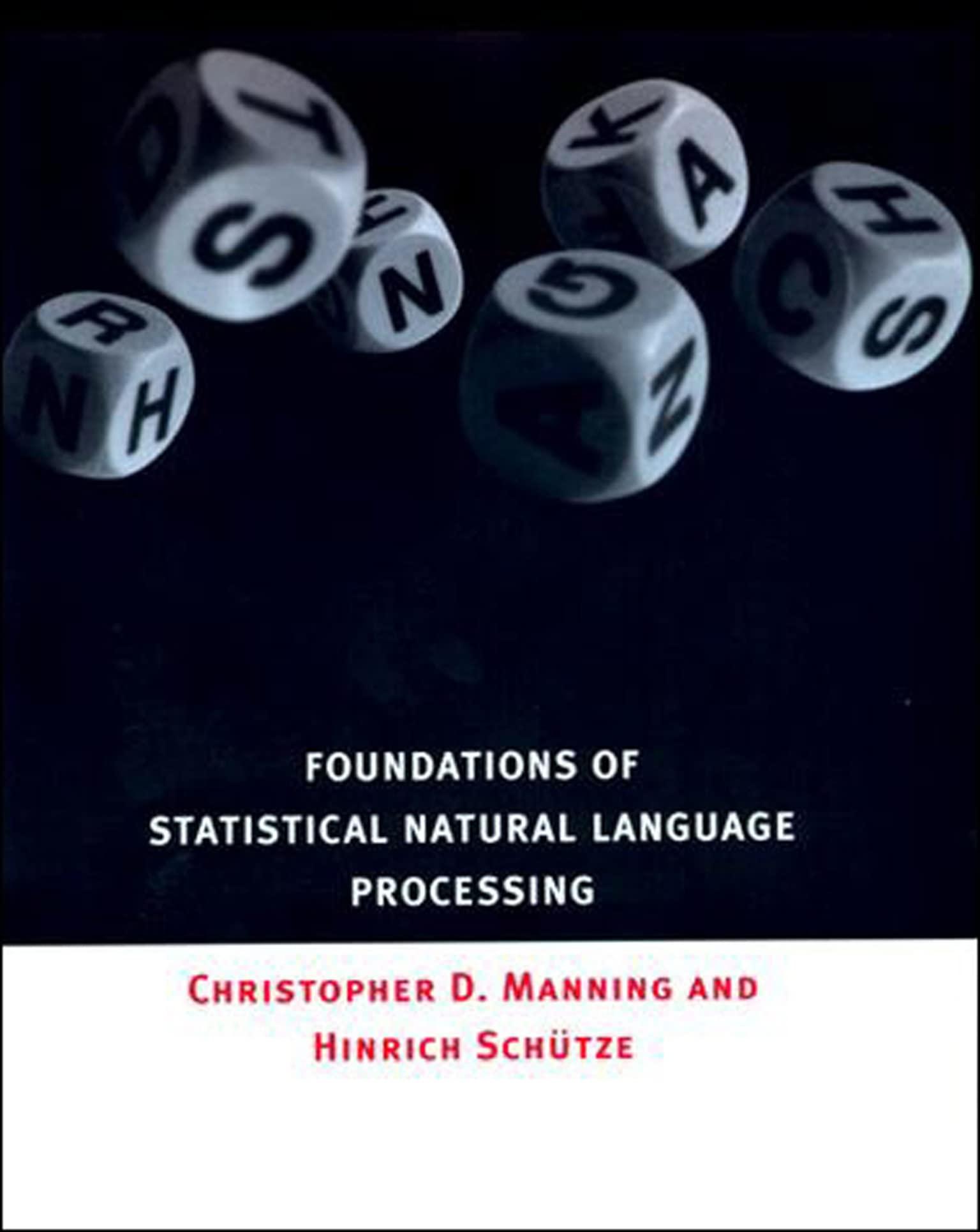 foundations of statistical natural language processing 1st edition christopher d. manning, hinrich schütze