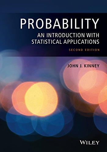 probability an introduction with statistical applications 2nd edition john j kinney 1118947088, 9781118947081