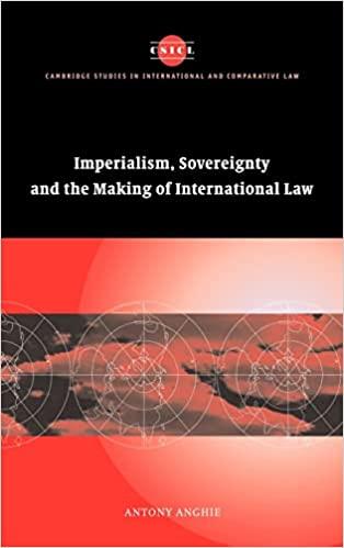 imperialism sovereignty and the making of international law 1st edition antony anghie 978-0521828925