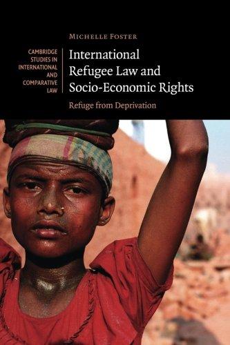 international refugee law and socio-economic rights refuge from deprivation 1st edition michelle foster