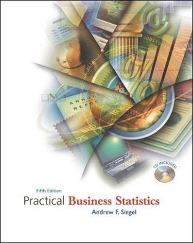 practical business statistics 5th edition andrew siegel 0072821256, 9780072821253
