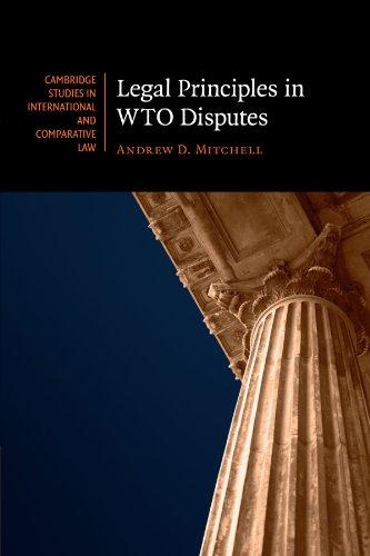 legal principles in wto disputes 1st edition andrew d. mitchell 1107401631, 978-1107401631
