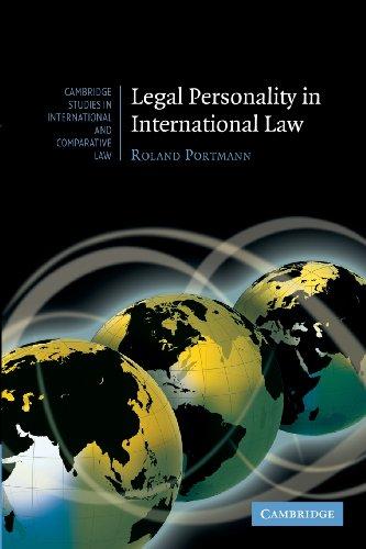 legal personality in international law 1st edition roland portmann 1107627788, 978-1107627789