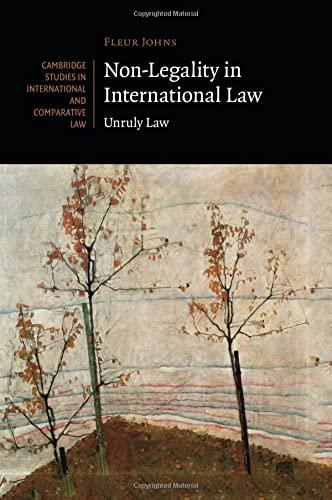 non-legality in international law unruly law 1st edition fleur johns 1107521831, 978-1107521834