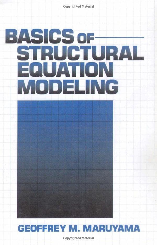 basics of structural equation modeling 1st edition geoffrey m. maruyama 0803974094, 9780803974098