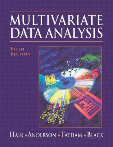 multivariate data analysis 5th edition joseph f. hair 0138948585, 9780138948580