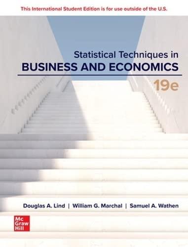 ise statistical techniques in business and economics 19th international edition douglas a. lind, william g.