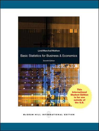 basic statistics for business and economics 7th international edition douglas lind, william marchal, samuel