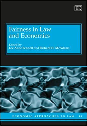 fairness in law and economics 1st edition lee anne fennell, richard h. mcadams 178100529x, 978-1781005293