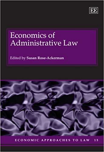 economics of administrative law 1st edition susan rose-ackerman 1845429729, 978-1845429720